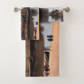 ヨハネス・フェルメール – デルフトの見解 バスタオルセット (インサイチュ)