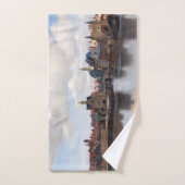 ヨハネス・フェルメール – デルフトの見解 バスタオルセット (ハンドタオル)