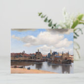 ヨハネス・フェルメール – デルフトの見解 招待状 (スタンド正面)