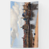 ヨハネス・フェルメール – デルフトの見解 横断幕 (縦)