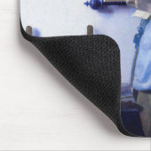 ヨハネス・フェルメール・ブルーの女性 マウスパッド (コーナー)