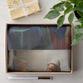 ヨハネス・フェルメール。ミルクメイド。ヴィンテージ素晴らし術 薄葉紙 (ギフト)