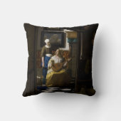 ヨハネス・フェルメール – ラブレター クッション (裏面)