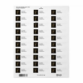 ヨハネス・フェルメール – ラブレター ラベル (フルシート)