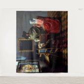 ヨハネス・フェルメール – ワインのグラス タペストリー (正面)