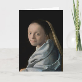 ヨハネス・フェルメール – 勉強・オブ・ア・ヤング・ウーマン カード