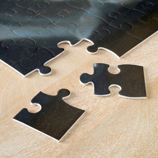 ヨハネス・フェルメール – 勉強・オブ・ア・ヤング・ウーマン ジグソーパズル (側面)