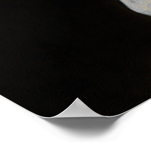 ヨハネス・フェルメール – 勉強・オブ・ア・ヤング・ウーマン ポスター (角)