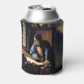 ヨハネス・フェルメール - 地理学者 缶クーラー (缶裏面)