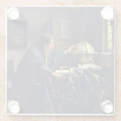 ヨハネス・フェルメール - 天文学者 ガラスコースター (裏面)