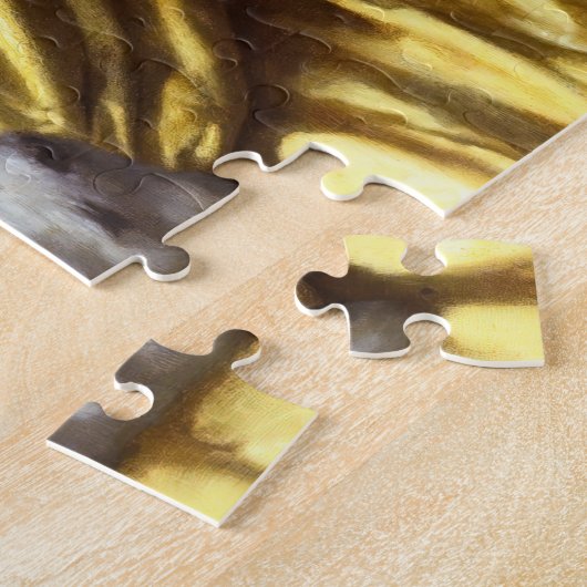 ヨハネス・フェルメール – 愛人とメイド ジグソーパズル (側面)