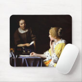 ヨハネス・フェルメール – 愛人とメイド マウスパッド (マウス)