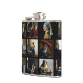 ヨハネス・フェルメール – 最高傑作グリッド フラスク (左)