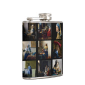 ヨハネス・フェルメール – 最高傑作グリッド フラスク (右)