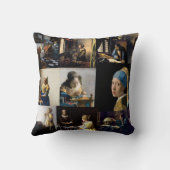 ヨハネス・フェルメール – 最高傑作パッチワーク クッション (裏面)