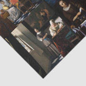 ヨハネス・フェルメール – 最高傑作パッチワーク 薄葉紙 (詳細)