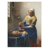 ヨハネス・フェルメール - 牛乳を運ぶ少女 テーブルクロス (正面)
