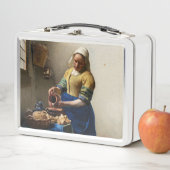 ヨハネス・フェルメール - 牛乳を運ぶ少女 メタルランチボックス (インサイチュ)