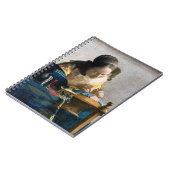 ヨハネス・フェルメール - 糸を編む女 ノートブック (左側)