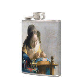 ヨハネス・フェルメール - 糸を編む女 フラスク (左)