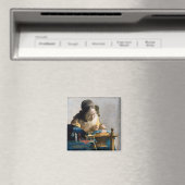 ヨハネス・フェルメール - 糸繰り機の少女 マグネット (インサイチュ (食洗機))