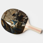 ヨハネス・フェルメール - 絵画の寓意 卓球ラケット (横)