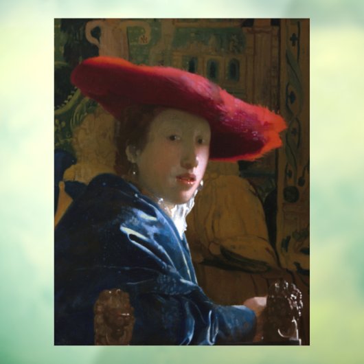 ヨハネス・フェルメール – 赤帽の少女 ウィンドウサイン (シート3)