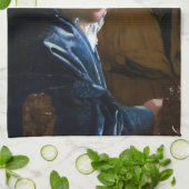 ヨハネス・フェルメール – 赤帽の少女 キッチンタオル (折り畳み)