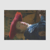 ヨハネス・フェルメール – 赤帽の少女 薄葉紙 (正面)