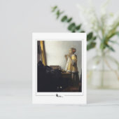 ヨハネス・フェルメール#15 -ファインアート ポストカード (スタンド正面)