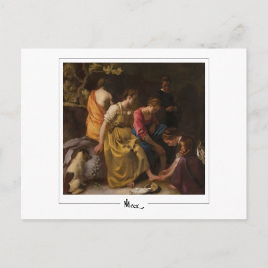 ヨハネス・フェルメール#16 -ファインアート ポストカード (正面)