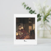 ヨハネス・フェルメール#17 -ファインアート ポストカード (スタンド正面)