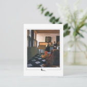 ヨハネス・フェルメール#20 -ファインアート ポストカード (スタンド正面)