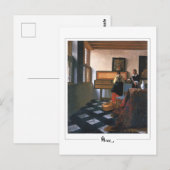 ヨハネス・フェルメール#20 -ファインアート ポストカード (正面/裏面)