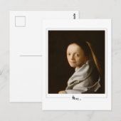 ヨハネス・フェルメール#21 -ファインアート ポストカード (正面/裏面)