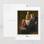 ヨハネス・フェルメール#25 -ファインアート ポストカード (正面/裏面)
