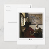 ヨハネス・フェルメール#26 -ファインアート ポストカード (正面/裏面)