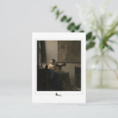 ヨハネス・フェルメール #27 - 美術 ポストカード (スタンド正面)