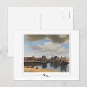 ヨハネス・フェルメール#29 -ファインアート ポストカード (正面/裏面)