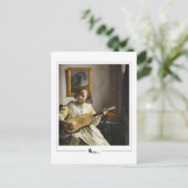 ヨハネス・フェルメール#30 -ファインアート ポストカード (スタンド正面)