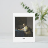 ヨハネス・フェルメール#31 -ファインアート ポストカード (スタンド正面)