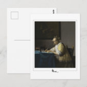 ヨハネス・フェルメール#31 -ファインアート ポストカード (正面/裏面)