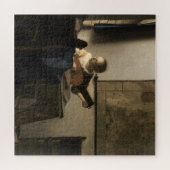 ヨハネス・フェルメール – Young Woman with a Lute ジグソーパズル (横)