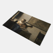 ヨハネス・フェルメール – Young Woman with a Lute ドアマット (アングル)