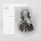 ヨハネス・ブラームス ポストカード (正面/裏面)