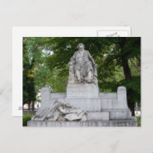 ヨハネス・ブラームス ポストカード (正面/裏面)