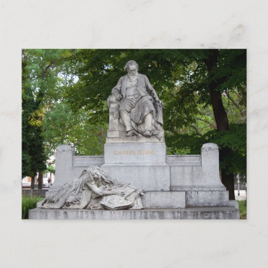 ヨハネス・ブラームス ポストカード (正面)