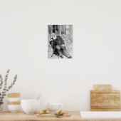 ヨハネス・ブラームス， c.1897 ポスター (キッチン)