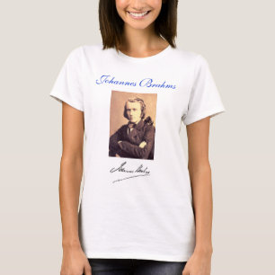 ヨハネス・ブラームス Tシャツ