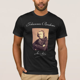 ヨハネス・ブラームス Tシャツ